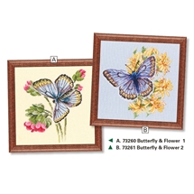 Butterflies and Flowers Counted Cross Stitch kits
